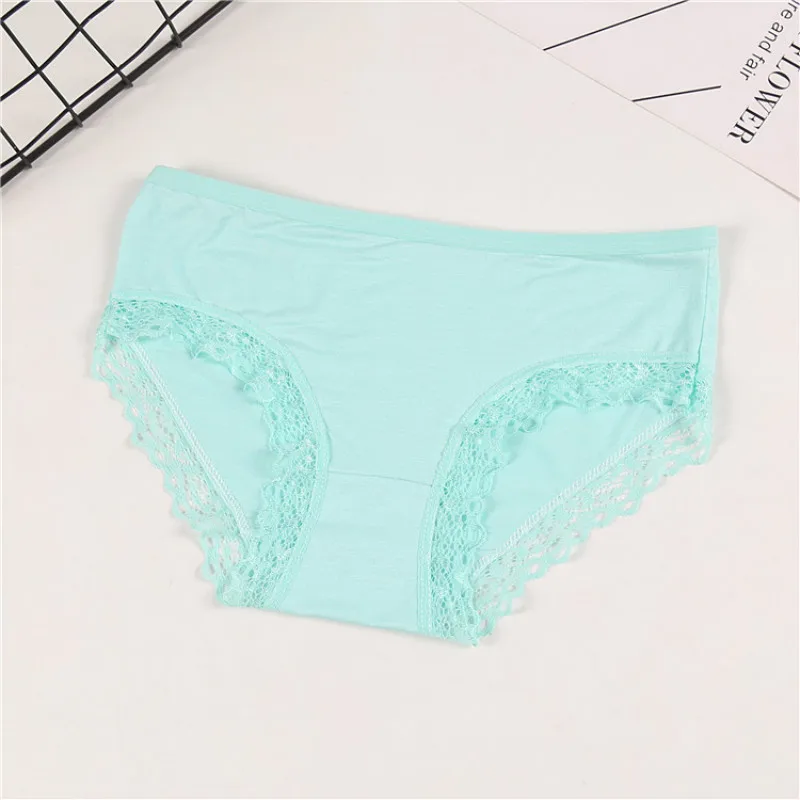 Новинка 4 шт./партия Underpants12 20Years однотонные кружевные трусы для девочек
