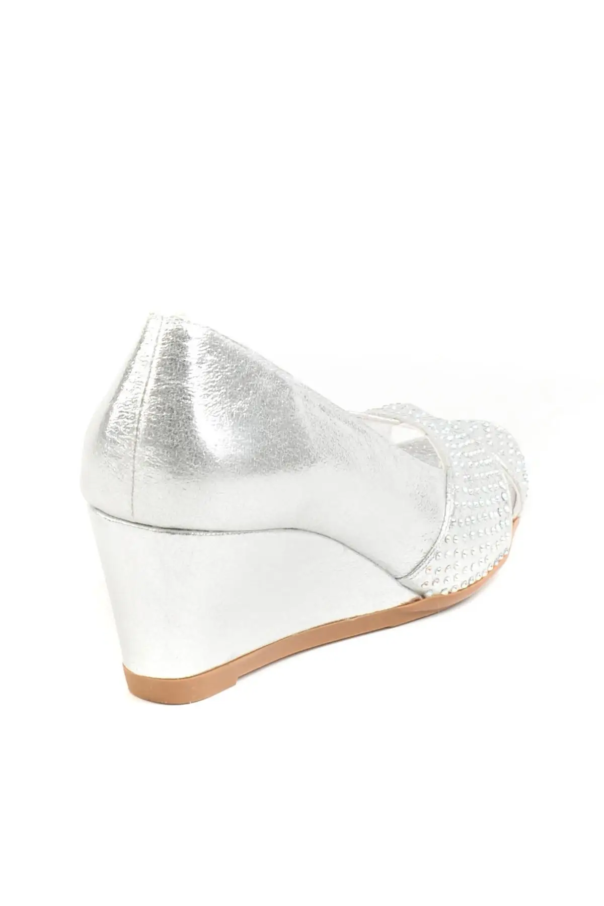 Женские туфли на танкетке Bambi Lame D0114888809|Женские туфли| |