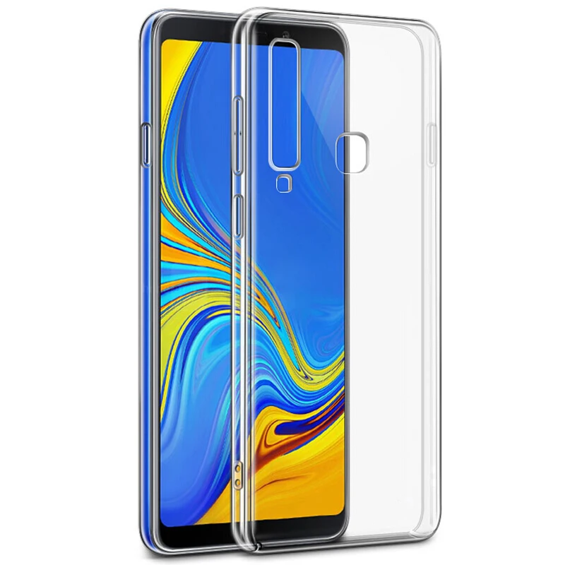 Transparent Soft Clear Silicone Back Cover Phone Case For Samsung A7 2018 A750F A750 Galaxy A6 A8 Plus S8 S9 |