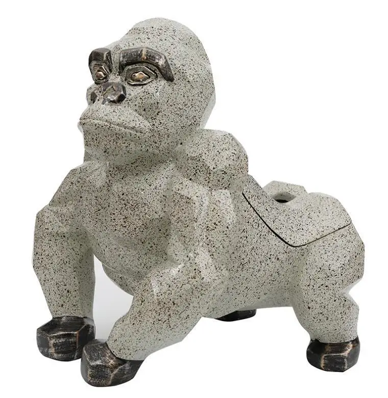 Kingkong Геометрическая Горилла властная ткань декоративная статуэтка ation Artware
