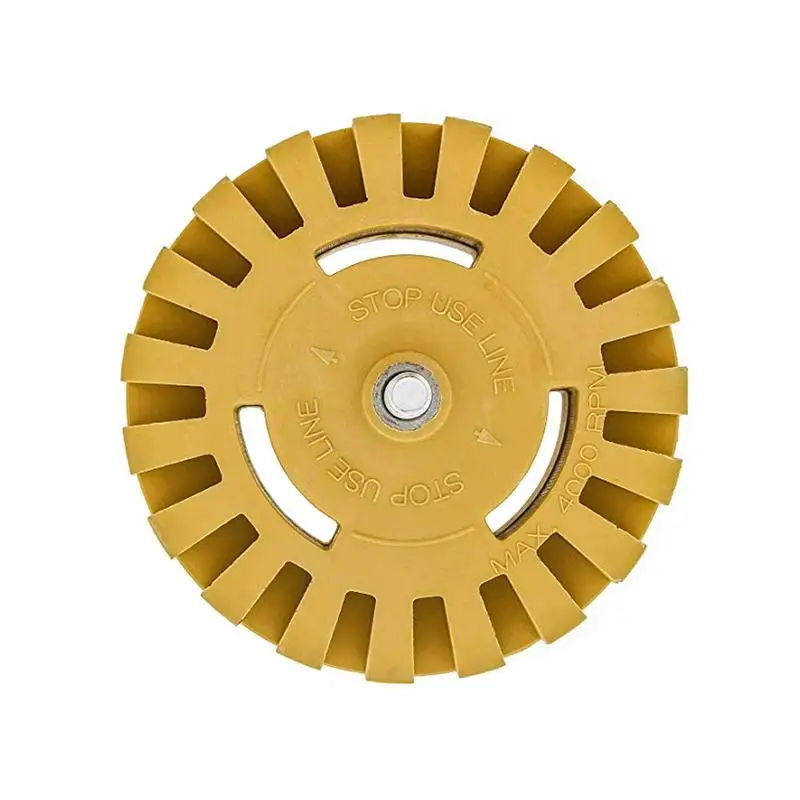 

New Style Pneumatic Degumming Discs Remover Paint Glue Rubber Grinder Wheel Eraser 4Inch Pad Adapter Adhesive Remover