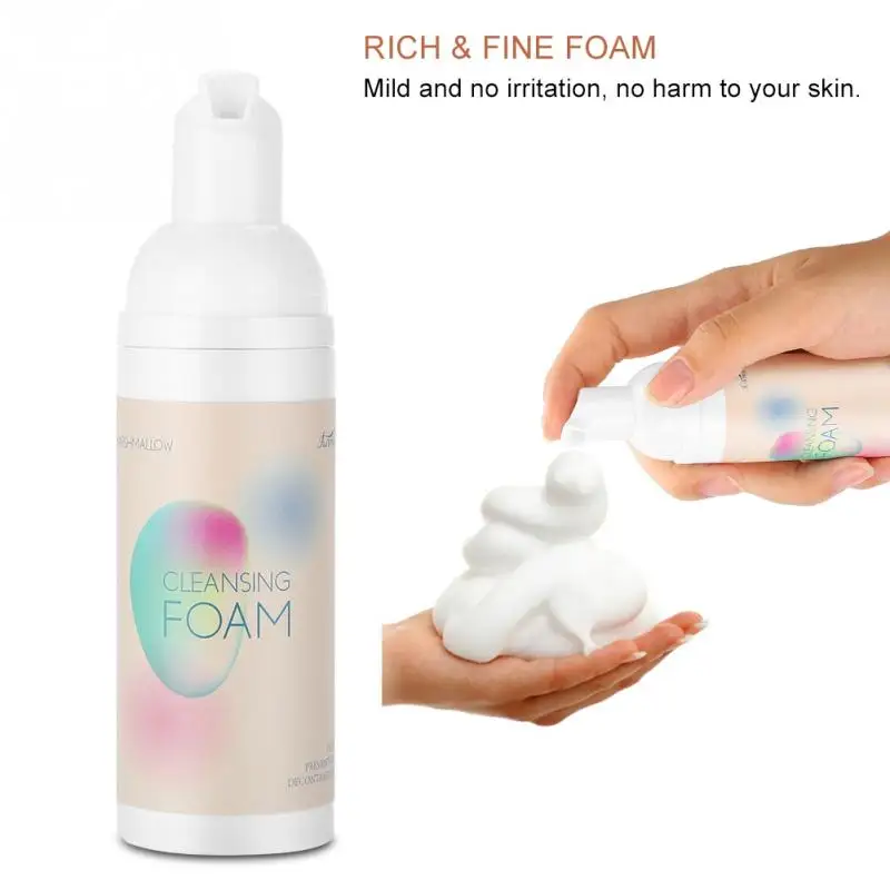 

60ml Professional Eyelash Cleansing Foam Strawberry Flavor Eyelashes Extension Foaming Cleanser Extension Foaming Cleanser