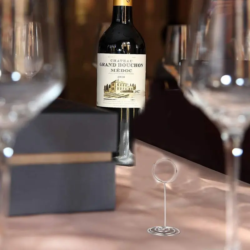 36 шт. серебряные держатели номеров столов Свадебный держатель для карт стола