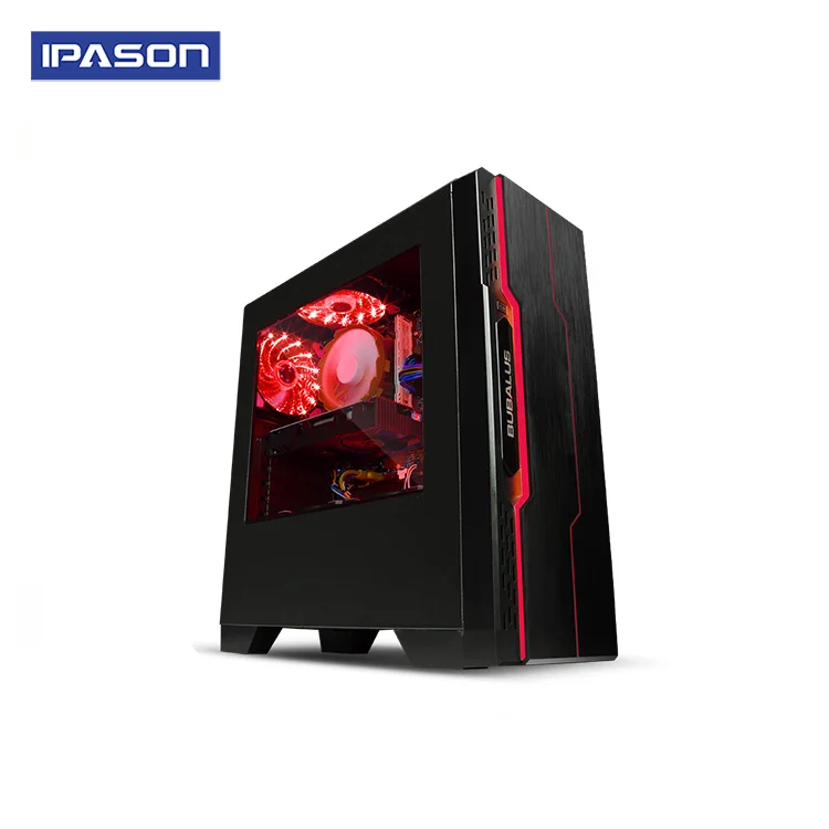 Мини-консоль для ПК-игр с поддержкой Windows IPASON A3+ AMD 4-х ядерный 8-нити Ryzen5 2400G DDR4 8G Оперативная память/1 T+ 120G SSD win10 barebone-система настольный компьютер
