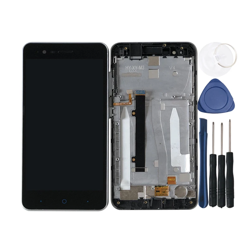 Axisinternational 5 0 &quotдля ZTE Blade A510 ЖК экран + сенсорная панель дигитайзер с рамкой для