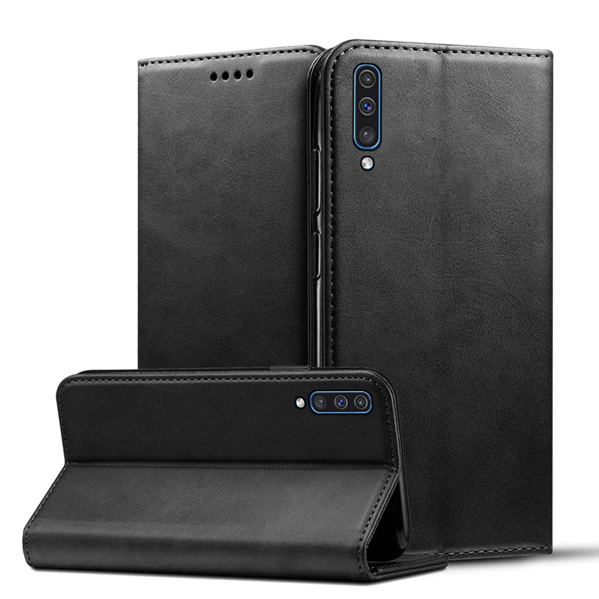 Кожаный чехол для Samsung Galaxy A50 A40 A30 A20 A10 из искусственной кожи с отделением карт |