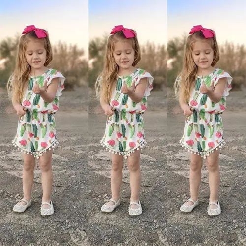 2019 Emmababy Cute Newborn Infant Baby Kids Girl Romper Jumpsuit Outfits Sunsuit Clothes |