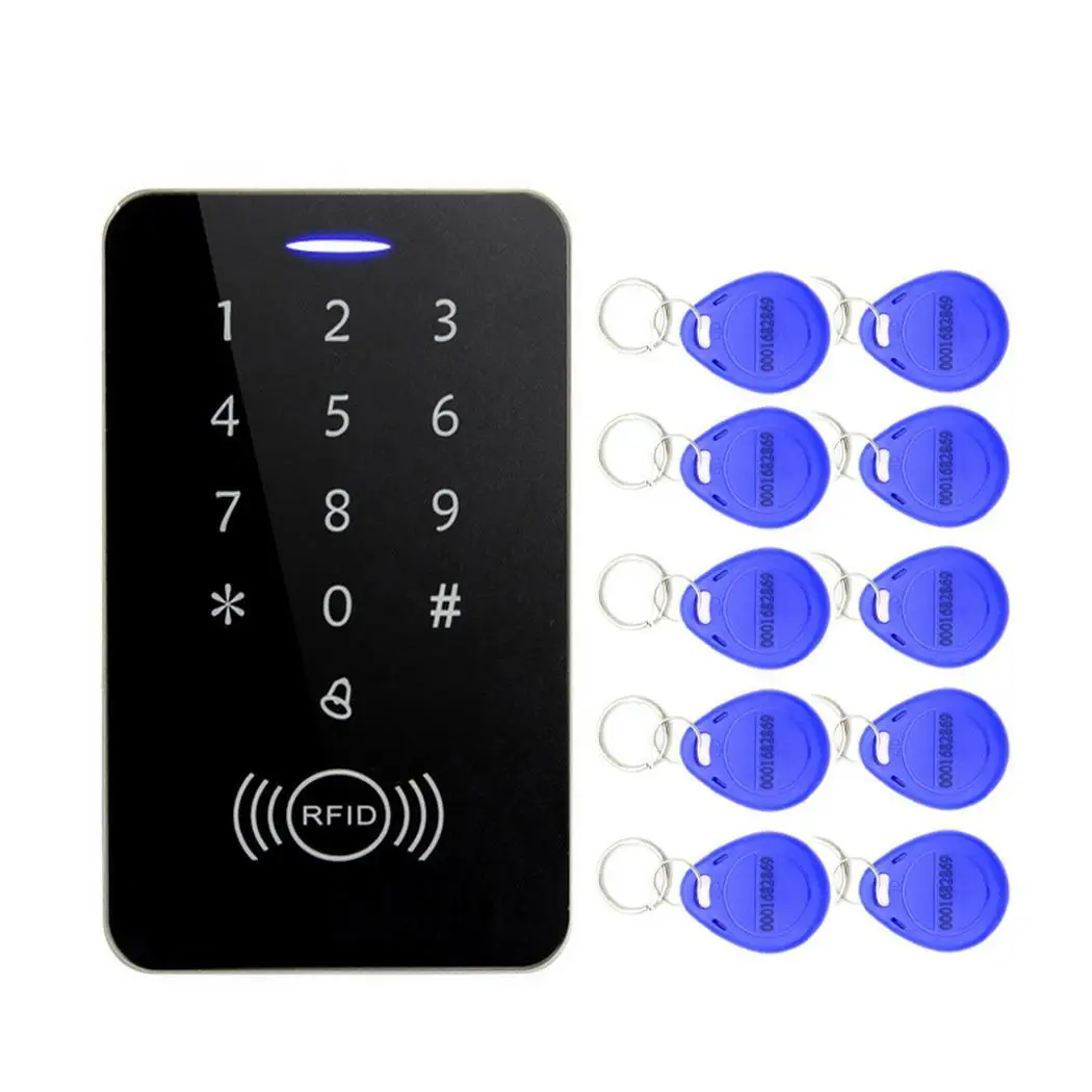 Rfid система контроля доступа безопасности входная близость 10 ~ 70 &lt60mA EM карта DC12v