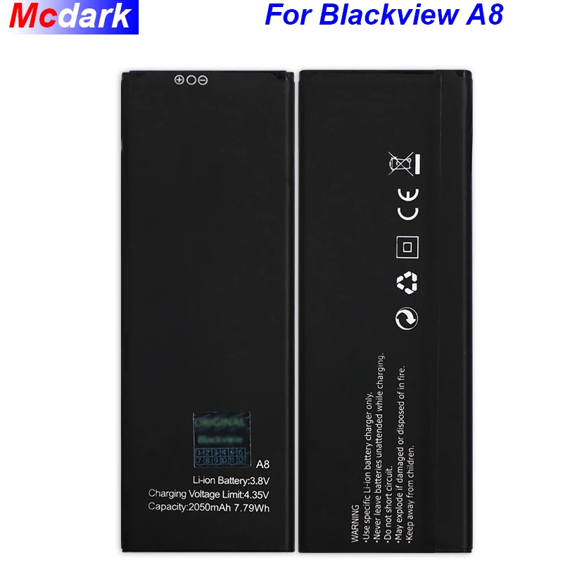 Для Blackview A8 батарея замена 2050mAh Высокое качество Bateria Аккумулятор|battery for|a8 batterybattery