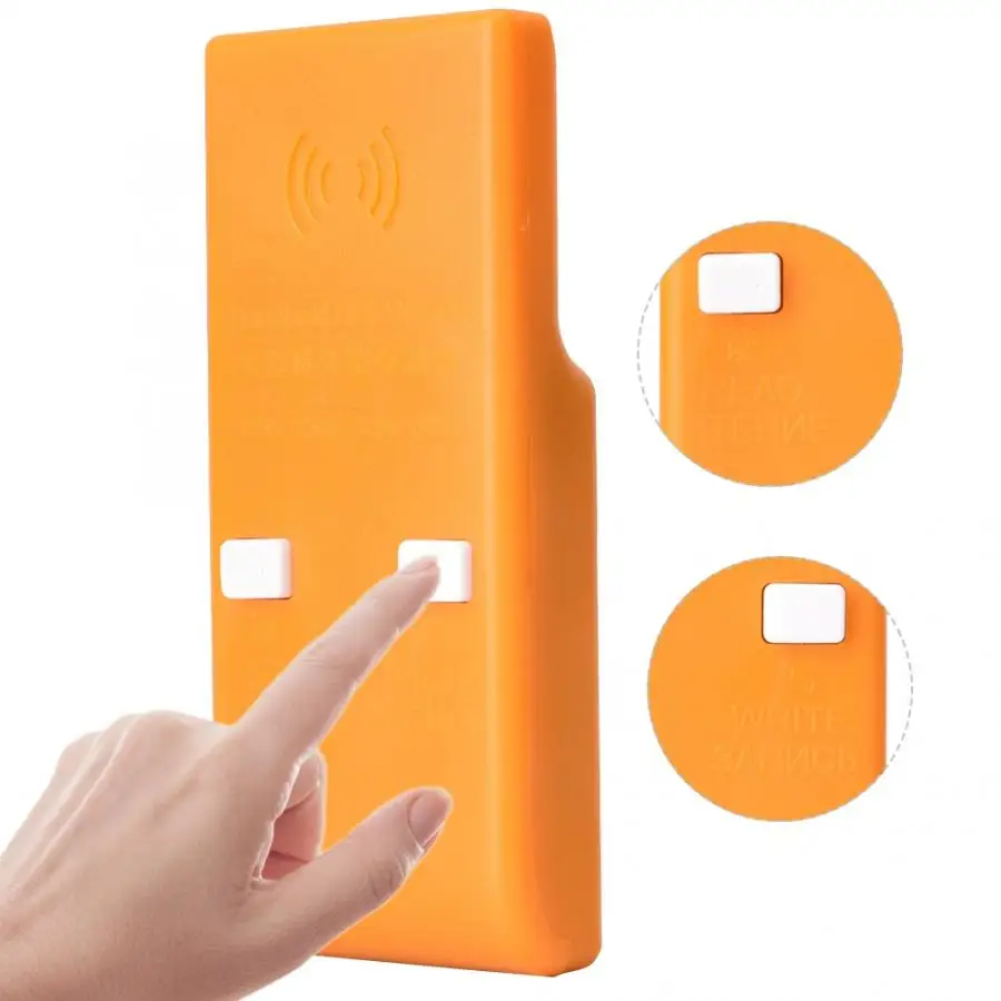 Дубликатор ключ ручной желтый RFID зашифрованный копир ридер писатель 125 кГц 250 Rfid карточный копир|Считыватели