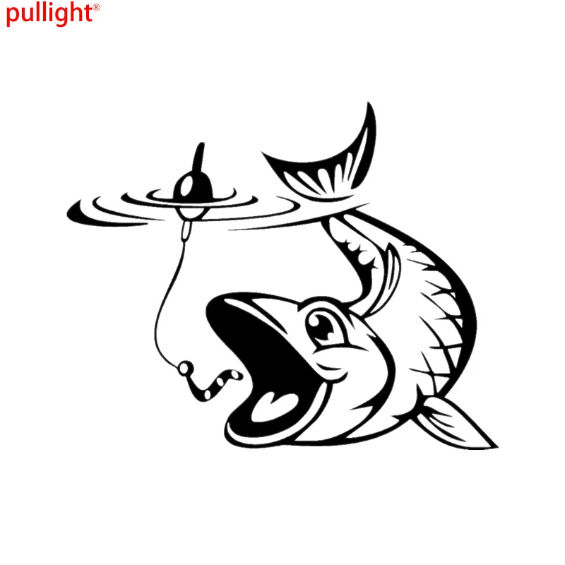 

I like fishing vinyl decal Hobby Game go fishing Car stickers fisherman driving car goods Car Styling