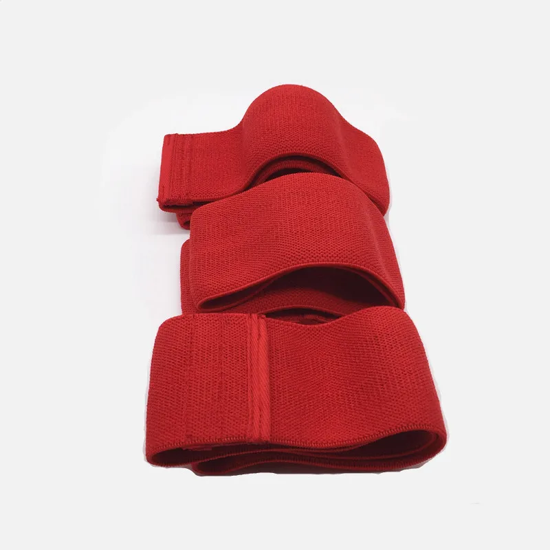 Cheap stock sale red cotton yoga exercise hip resistance circle band anti slip style | Спорт и развлечения