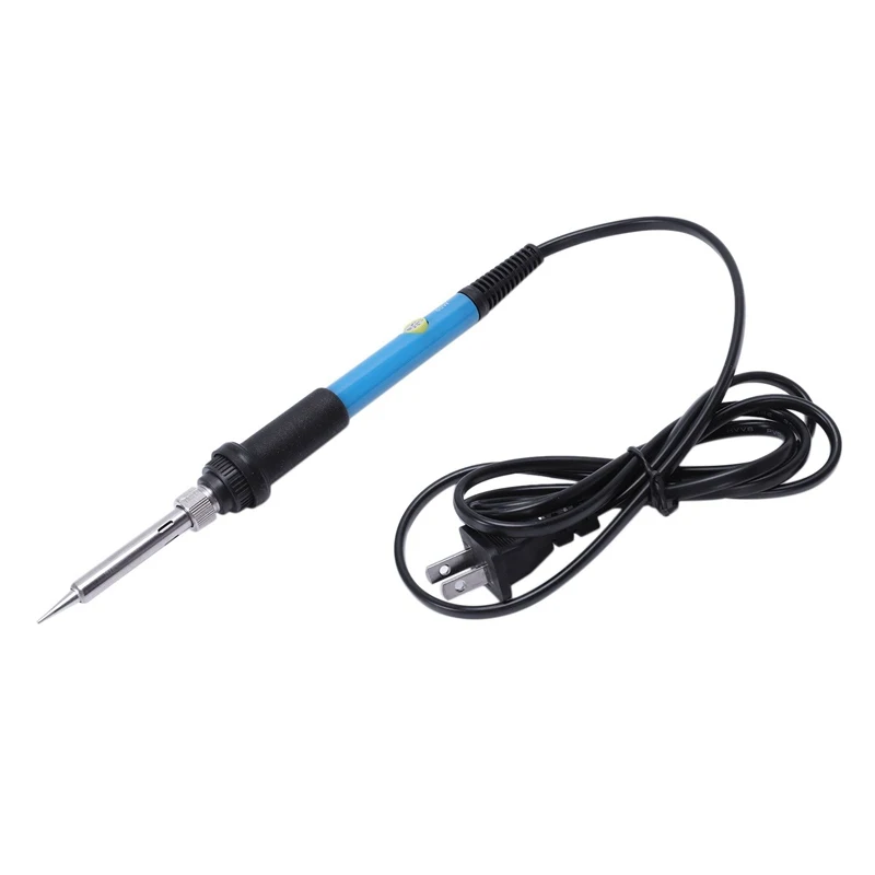 US Plug 110v 60w Temperature Adjustable Electric Soldering Iron Mini Handle Heat Pencil Solder Station With Tips Stand ​ | Инструменты