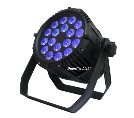 8 Лот Ip65 led par dmx rgbwa настенная шайба Свет прожекторная 18x15 Вт 5в1 стирка наружная