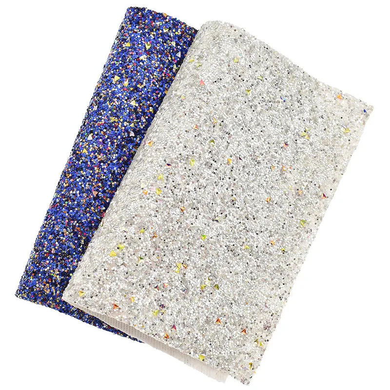 Блеск Искусственная Кожа DIY ручной работы из синтетической кожи для декоративные