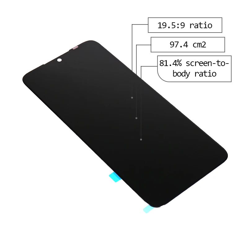 ЖК дисплей для Redmi Note 7 дигитайзер сенсорного экрана в сборе стеклянная панель