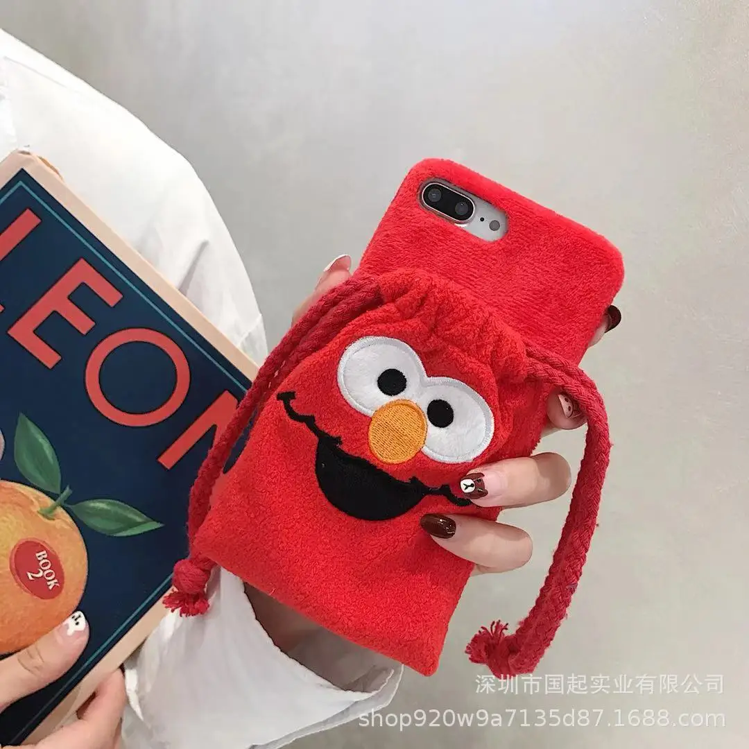 Для huawei p20pro плюшевые Улица Сезам чехол для телефона 10 карманов коврики 9 троса