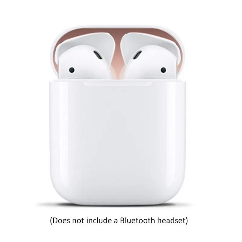 Металлический пылезащитный кожух для Apple Airpods чехол оболочка кожа легко