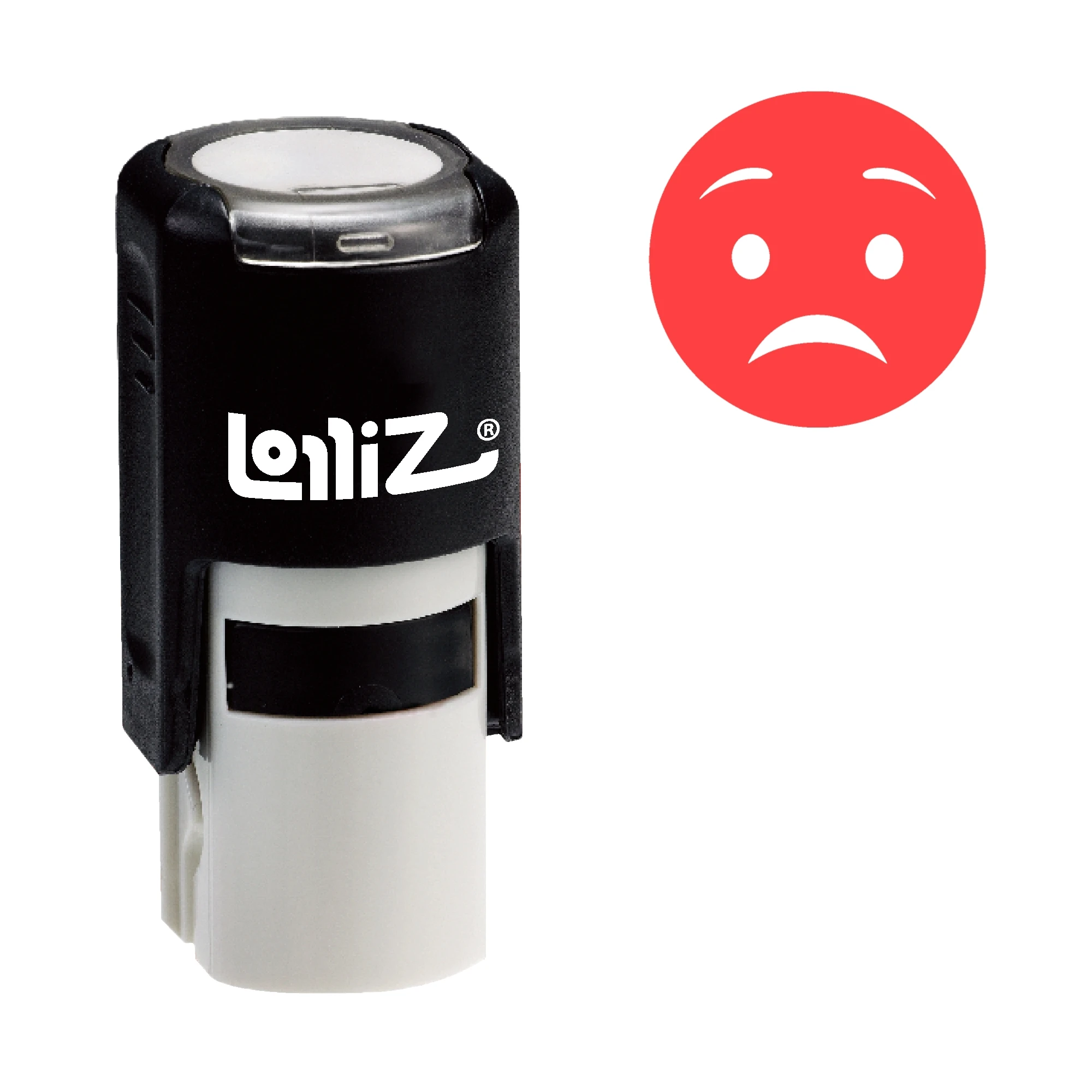 

LolliZ "Upset" Pre-Inked Rubber Stamp - Dark Expression Series