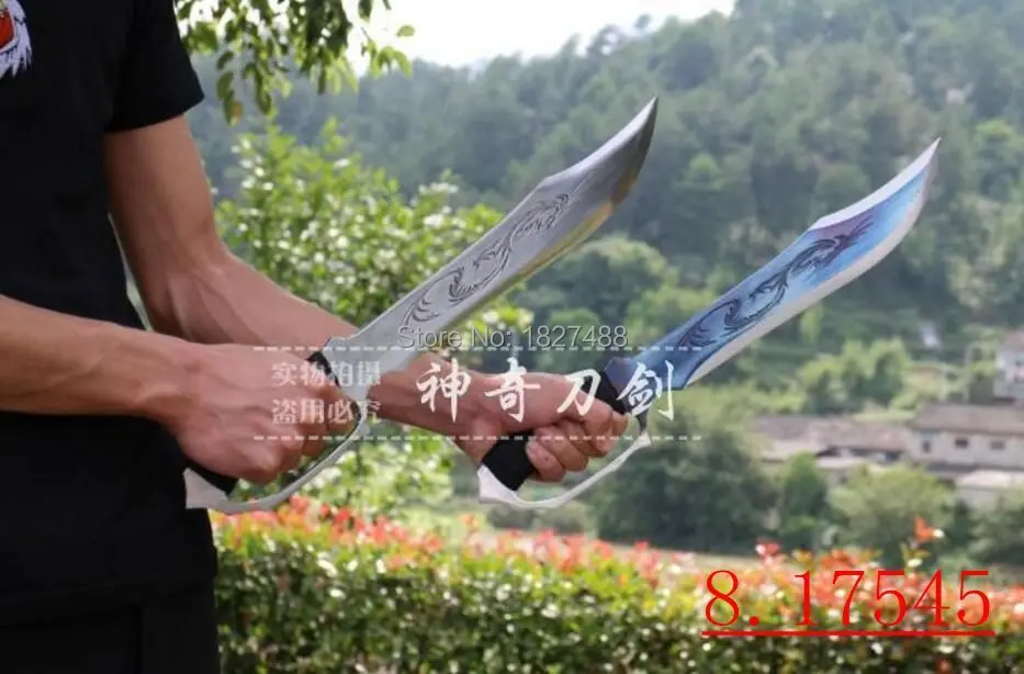 Китайская традиция KungFu Wing Yong Chun ножи с бабочками WuShu двойные мечи Dao острое лезвие