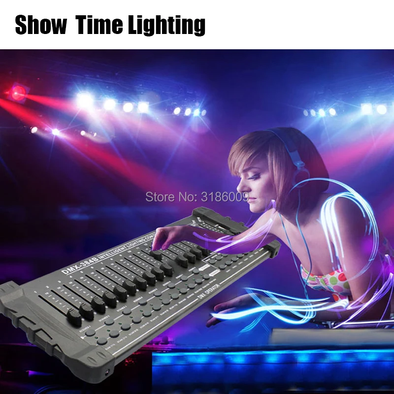Консоль управления сценическим освещением 384 dmx DMX512 профессиональное управление