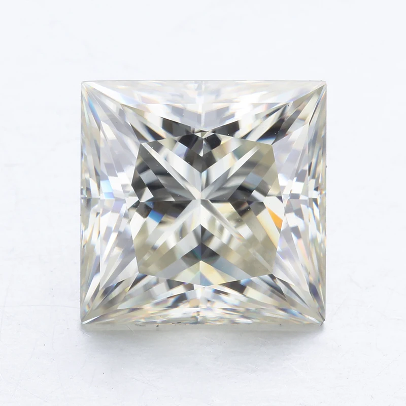 IJ 10*10 мм квадратной формы огранка принцесса moissanites чистые синтетические камни |