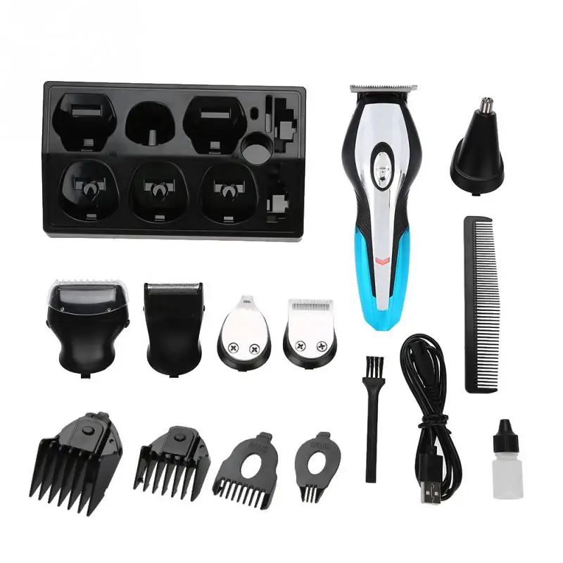 Новинка 4 в 1 Профессиональная машинка для стрижки волос электрическая бритва