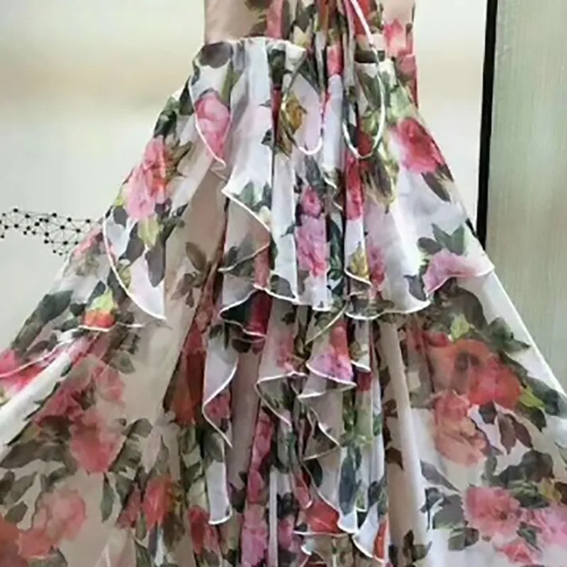 TWOTWINSTYLE Off Shoulder Backless Sexy Women Dress Sleeveless High Waist Bandages Ruffles Maxi Dresses For Female Fashion 2020 | Женская