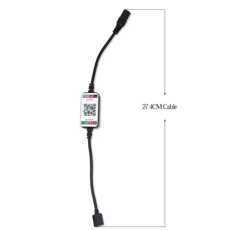 RGB LED контроллер 12В 5В 24В Светодиодная лента с Bluetooth пультом дистанционного