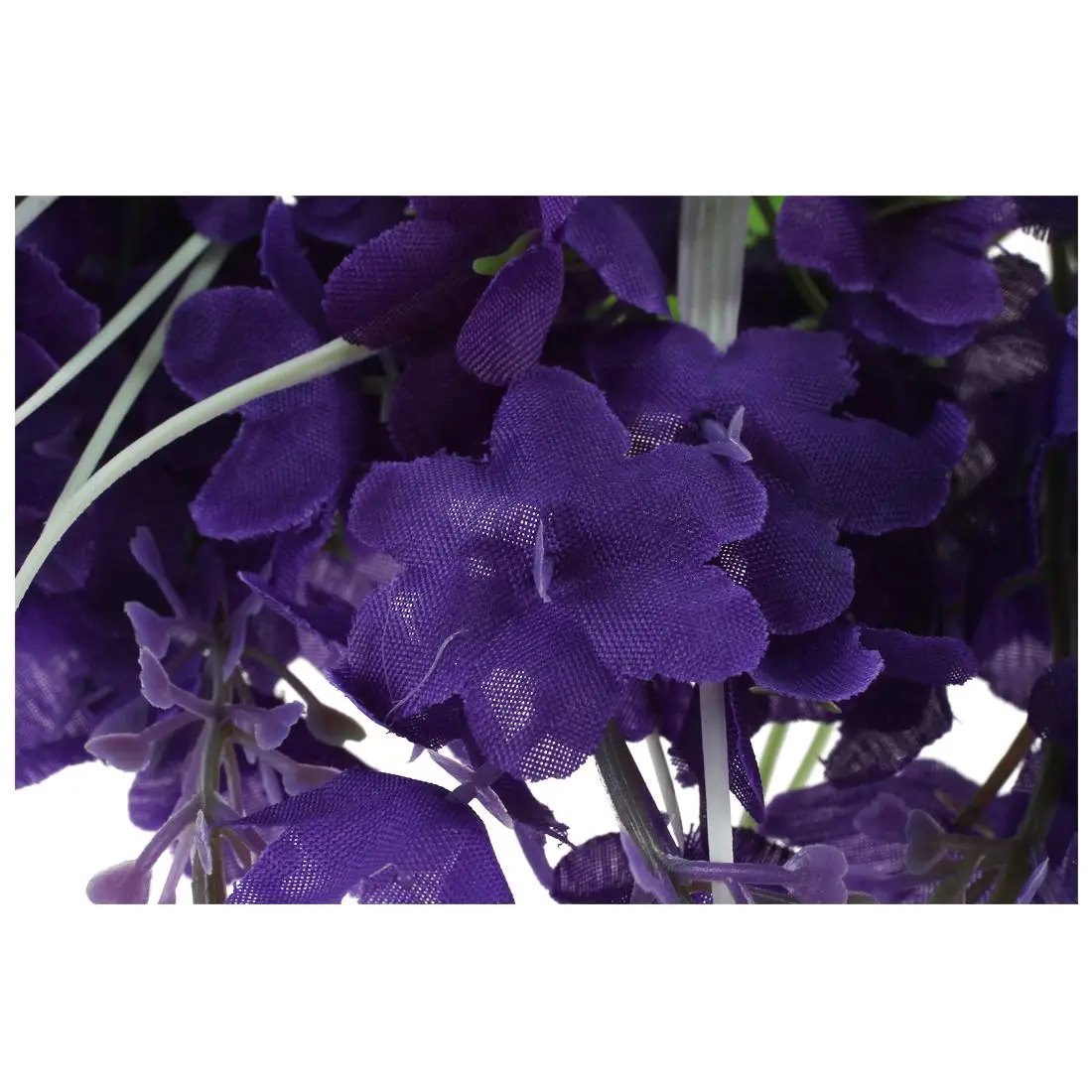 JEYL Silk cloth 5 Heads Artificial Flowers Handmade Wedding Decoration Wall Mounted Decorative Flowers(dark purple) Total leng | Дом и сад