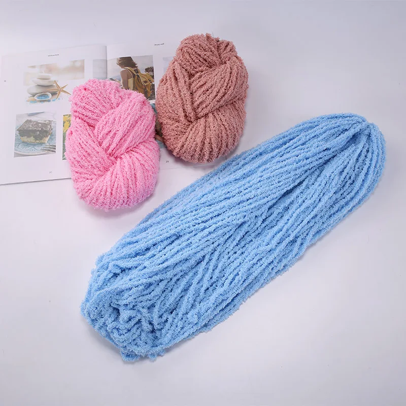 100 г/шар из камвольной ткани 5 слоев многоцветный мягкий коралловый бархат Пряжа