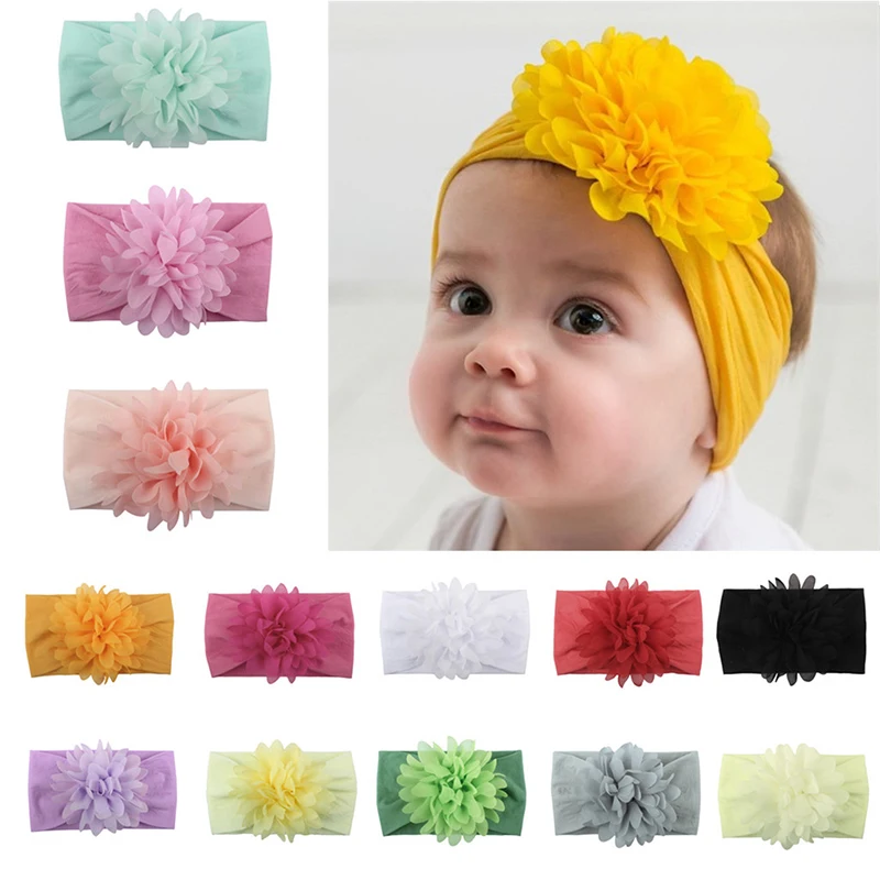 

Girl Kids Flower Baby Bow Cute Newborn Headband Infant Accessories Hair Band