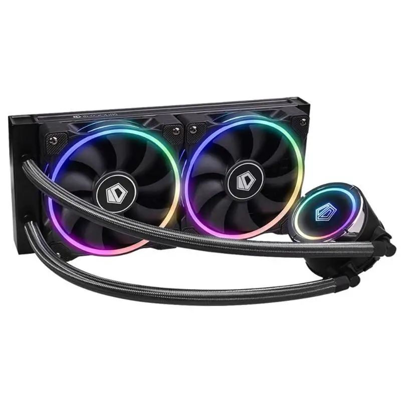 ID COOLING ZOOMFLOW 240 RGB все в одном cpu жидкостный кулер с 2x120 мм вентиляторами|Кулеры и