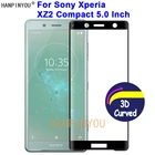 Для Sony Xperia XZ2 Compact H8314 твердость 9H 3D полное покрытие тонкое закаленное изогнутое Закаленное стекло пленка защита экрана