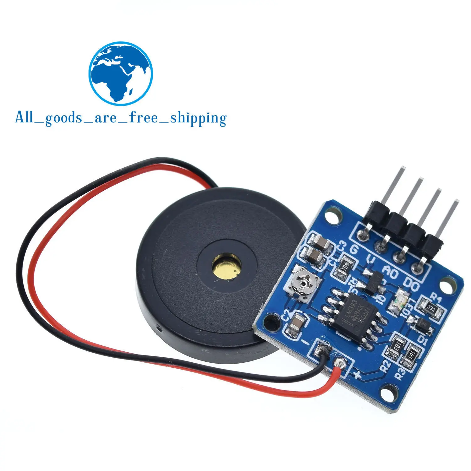 Пьезоэлектрический ударный датчик Вибровыключатель с пластиной для Arduino 51 UNO