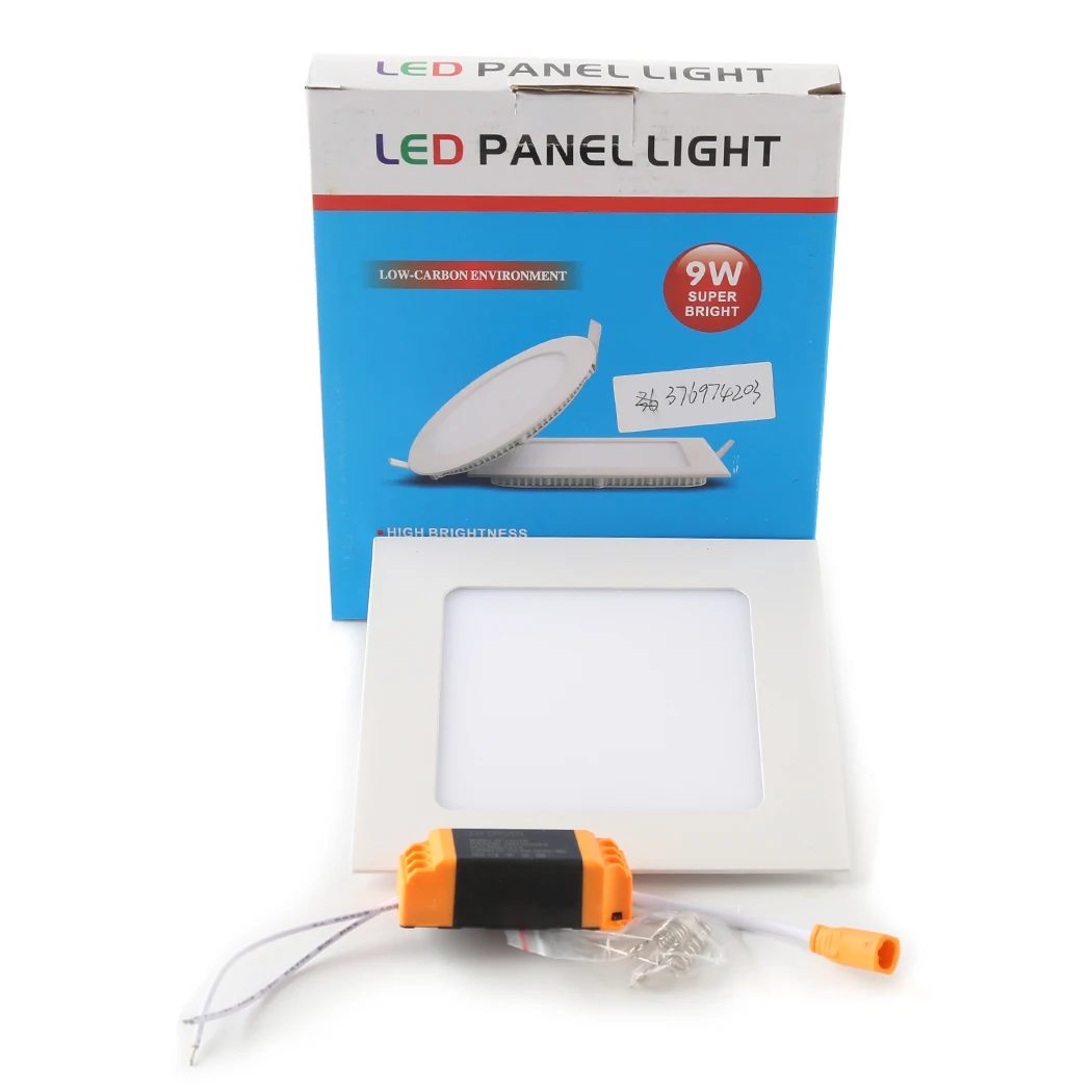 3W 6W 9W LED Panel Lights Ultra Thin Recessed Downlight 85-265V Square Lamp Downlights Free Shipping | Лампы и освещение