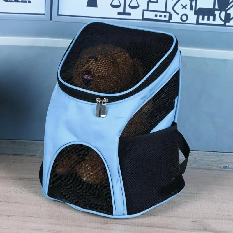 Собака сумки Pet рюкзак Портативный собака спереди дорожная сумка сетки голову