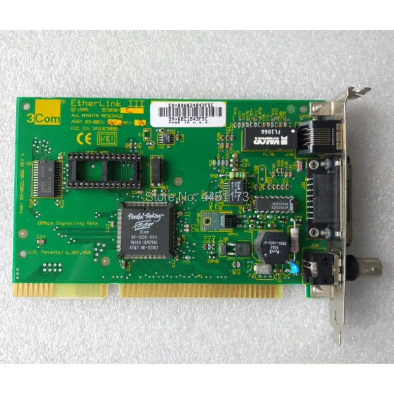 3C509B C с BNC AUI RJ45 порт LAN ISA Ethernet для сетевой карты 3COM|Компьютерные кабели и разъемы| |