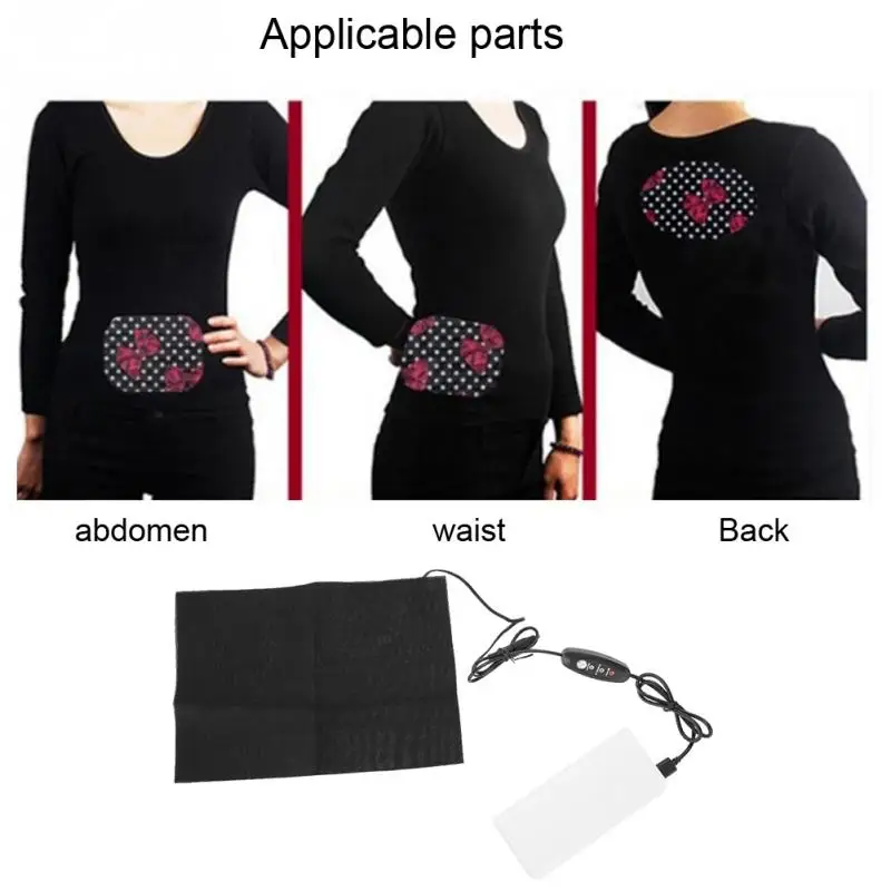 Электрический тканевый обогреватель с USB-зарядкой нагревательный коврик для