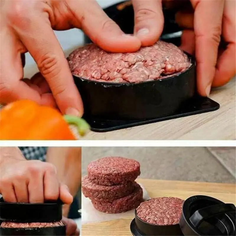 

Meat Tools Non - Stick Chef Patties Hamburger Forming Burger Mold Crusher Hamburger Maker #BO