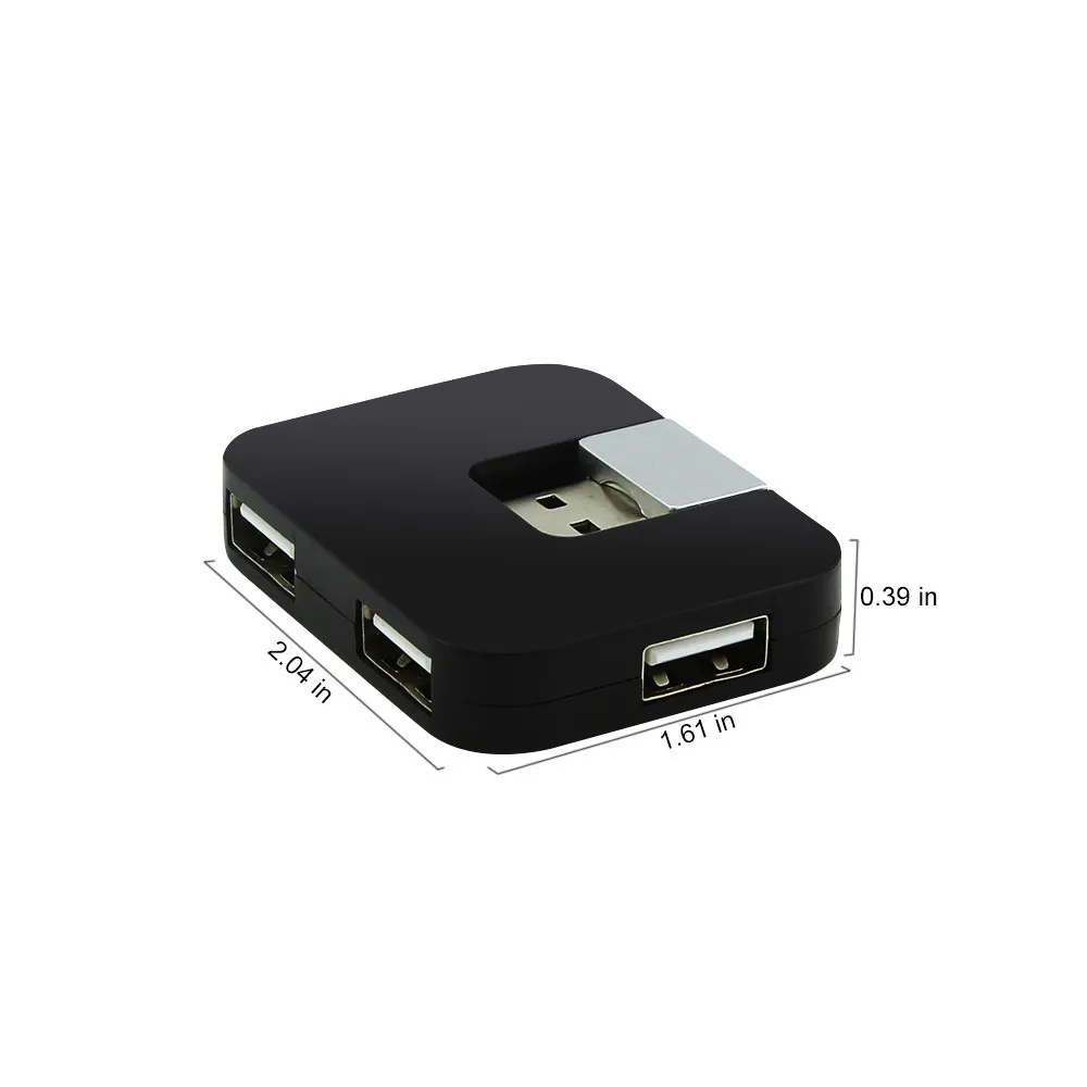 Беспроводной складной USB разветвитель CHYI на 4 порта 2 0 дюйма|USB-хабы| |
