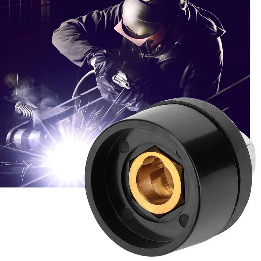 Conector 2 шт. медный Евро Стиль сварочный кабель быстрый соединитель 200-400A DKZ провод