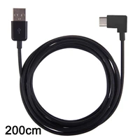 cablecc usb 2 0 male to 90 degree right angled usb 3 1 type c male usb c cable for tablet mobile phone 2m