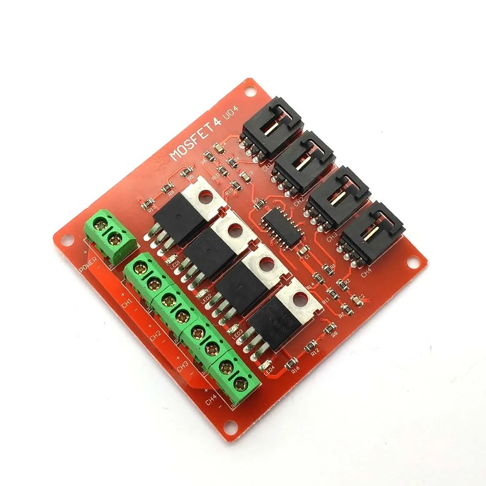 Четырехканальный 4-канальный Route MOSFET кнопка IRF540 V4.0 + модуль переключателя для Arduino