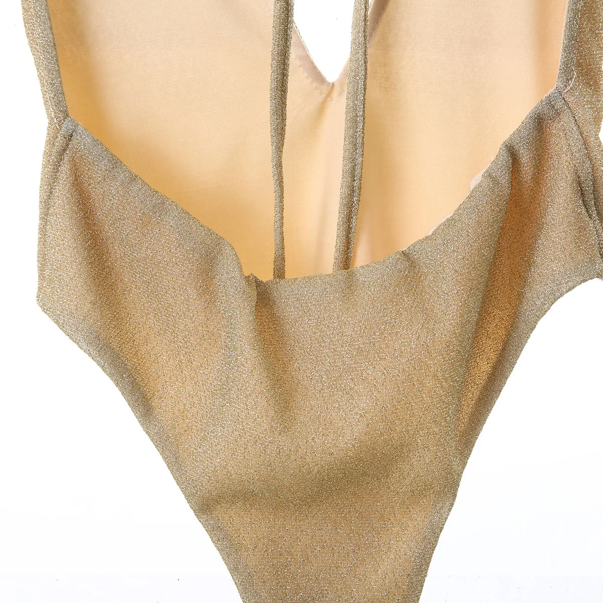 

Fashion Women Sequin Sexy V-Neck Push Up Bodysuit One Piece Monokini Swimming Pool Party Costume Backless Bodysuit Playsuits