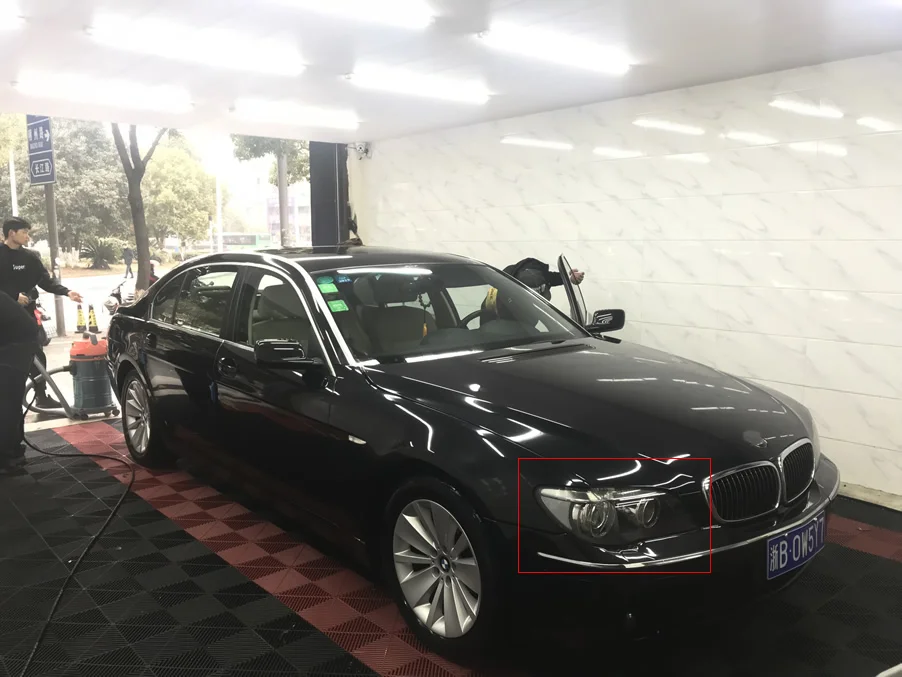 Для BMW 7 серии E66 Передняя комбинированная крышка фары 04 07 корпус головного фонаря