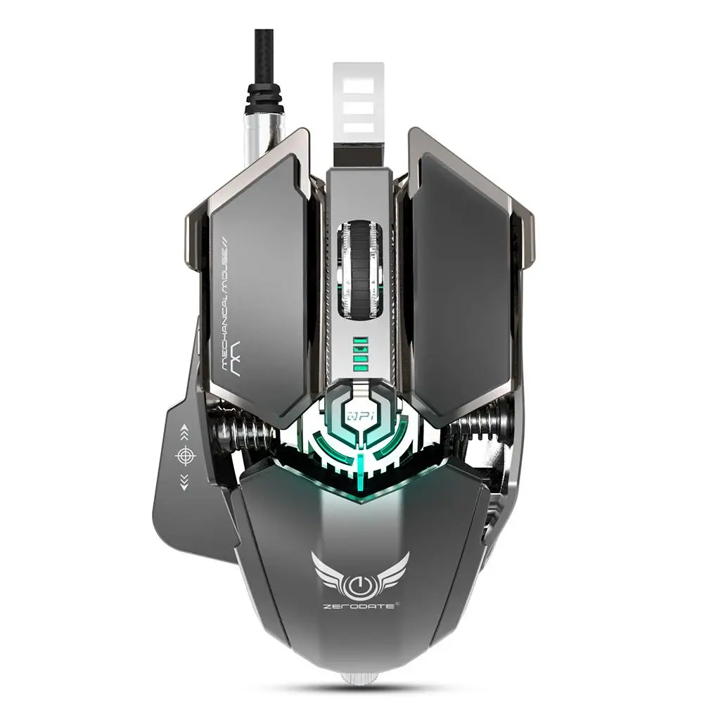 Механическая Проводная игровая мышь Professional Gamer компьютерная со светодиодный