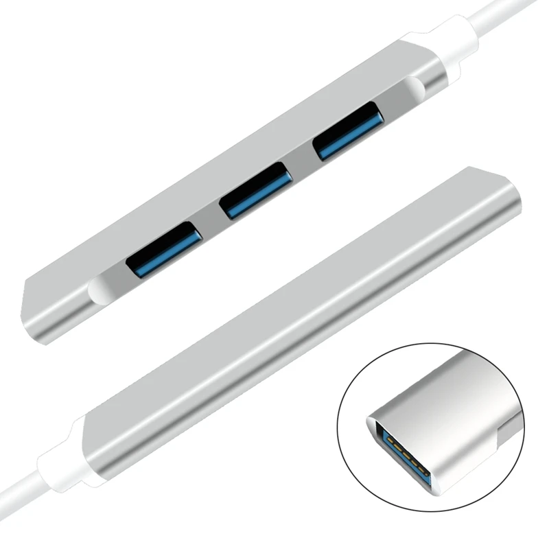 AAAJ Type C до 4 Usb концентратор экспандер ультра тонкий Мини Портативный портовый 3 0