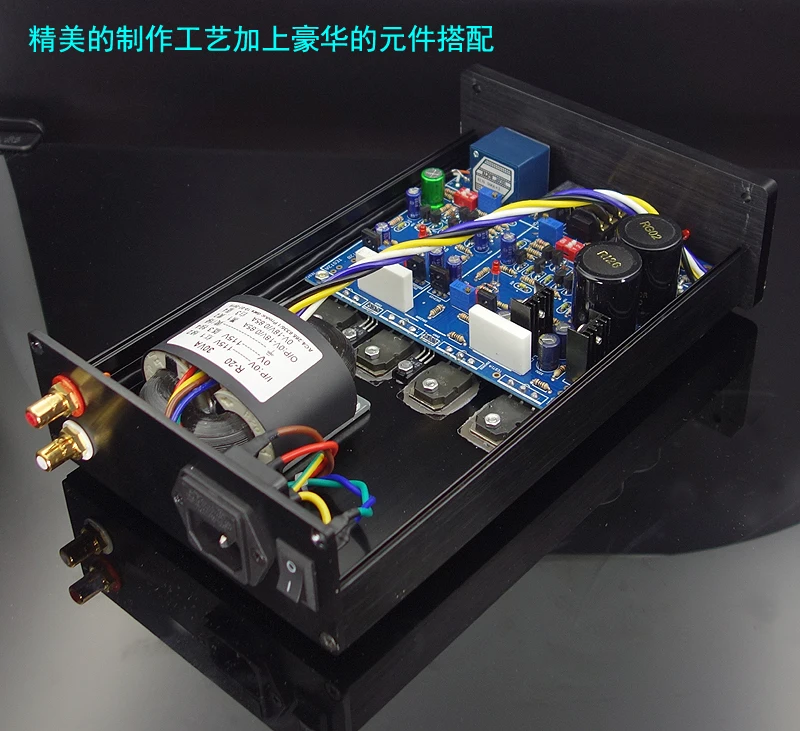 HIFI стерео усилитель для наушников класса A все дискретные компоненты ссылка на