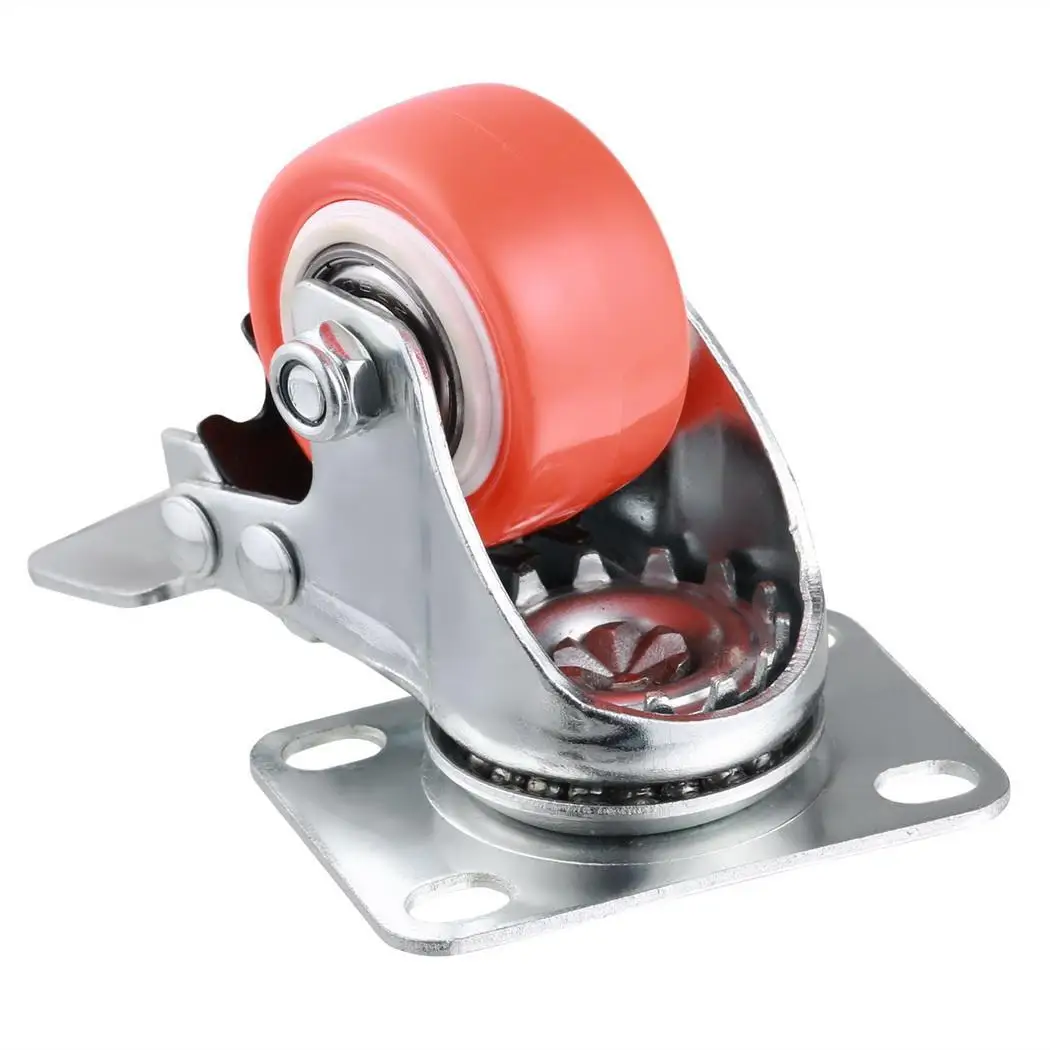 1.5 Inch Chair Swivel Caster Wheels 4.0cm/ 1.57 inch With Top Plate Office with Lock Kit 4 Pack | Обустройство дома